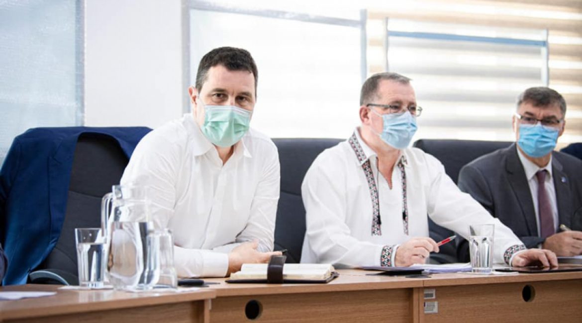 Întâlnire de lucru a ministrului Adrian Oros cu ministrul Barna Tánczos, la sediul Ministerului Mediului, Apelor și Pădurilor