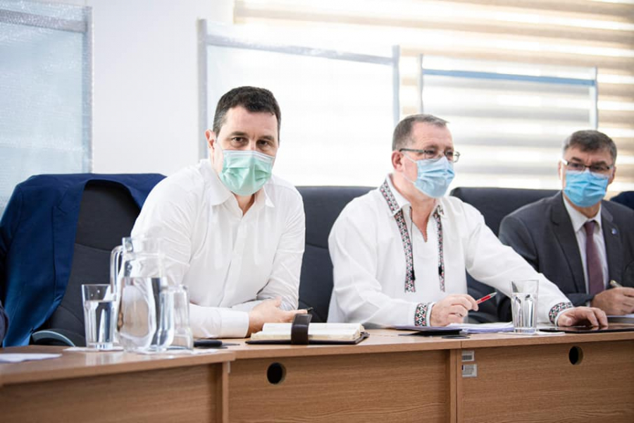 Întâlnire de lucru a ministrului Adrian Oros cu ministrul Barna Tánczos, la sediul Ministerului Mediului, Apelor și Pădurilor