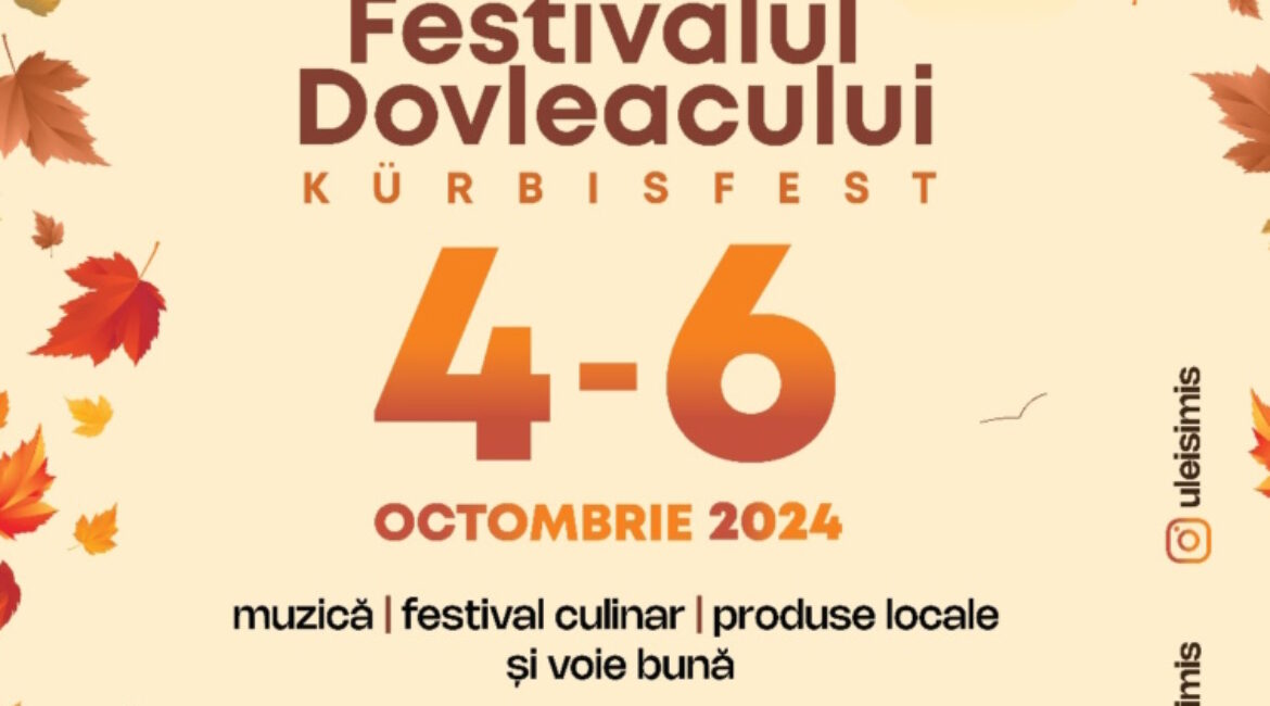 Festivalul Dovleacului 4-6 Octombrie 2024